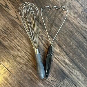 Whisk and Mash Potato Masher Utensils